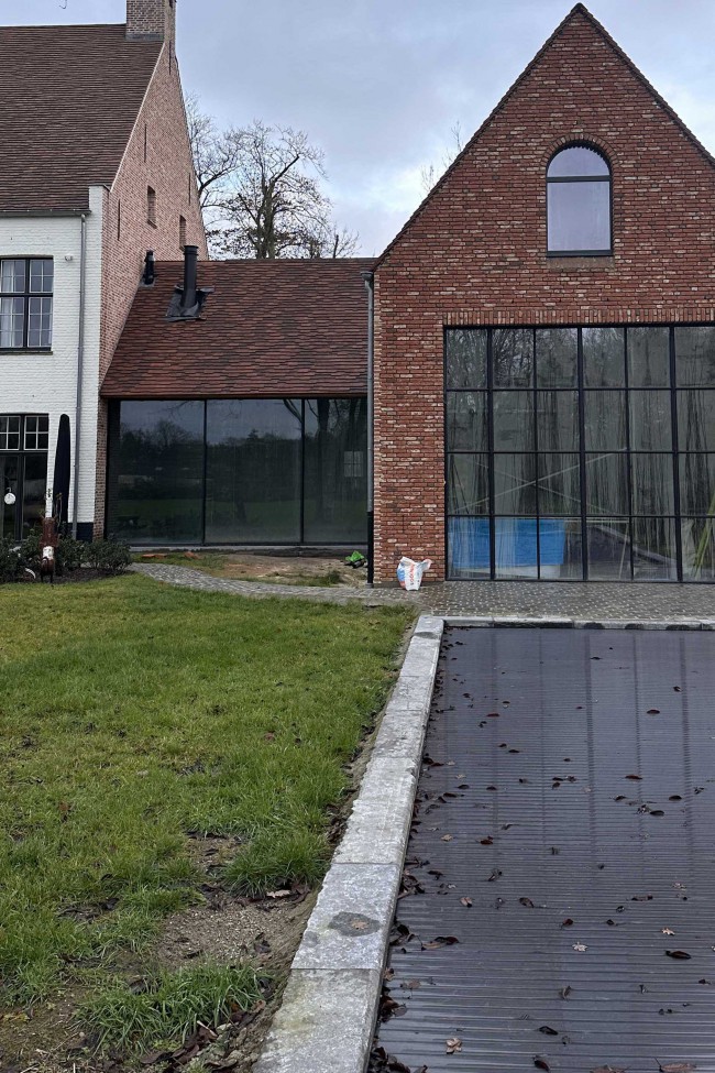 Fondatie, Lene Van Look, interieurarchitect, zwembadhuis project